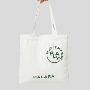 Halara Play It My Way Reuseable Recyclable Canvas Bag NEW